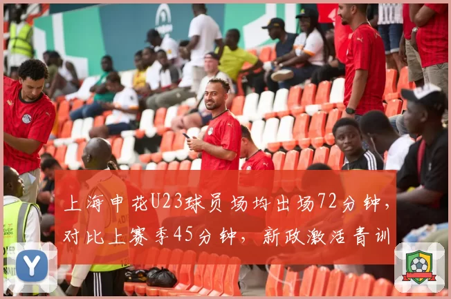 上海申花U23球员场均出场72分钟，对比上赛季45分钟，新政激活青训储备